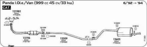 Sigam 012003 - Прокладка, труба вихлопного газу autocars.com.ua