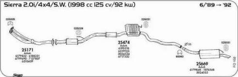 Sigam 025005 - Прокладка, труба вихлопного газу autocars.com.ua