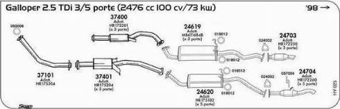 Sigam 018012 - Кільце ущільнювача, труба вихлопного газу autocars.com.ua