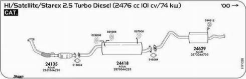 Sigam 015004 - Прокладка, труба вихлопного газу autocars.com.ua