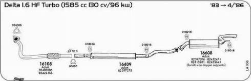 Sigam 024005 - Прокладка, труба вихлопного газу autocars.com.ua