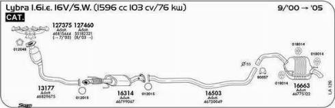 Sigam 127375 - Колектор, система випуску autocars.com.ua