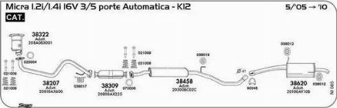 Sigam 070006 - Кільце ущільнювача, труба вихлопного газу autocars.com.ua