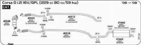 Sigam 012039 - Кронштейн, система випуску ОГ autocars.com.ua