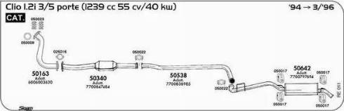 Sigam 025016 - Прокладка, труба вихлопного газу autocars.com.ua