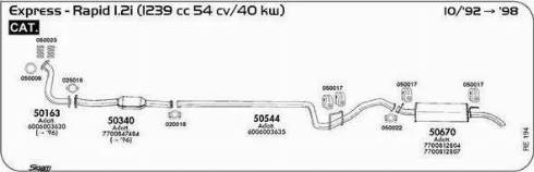 Sigam 025016 - Прокладка, труба вихлопного газу autocars.com.ua