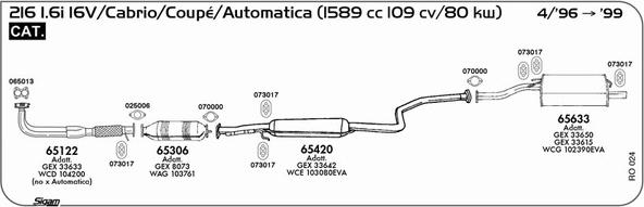 Sigam RO024 - Система выпуска ОГ autodnr.net