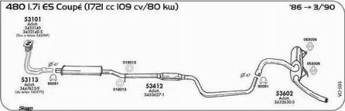Sigam 053006 - Кронштейн, система випуску ОГ autocars.com.ua