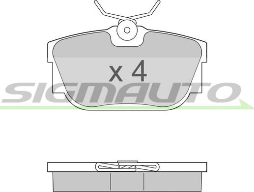 BENDIX 571875 - Тормозные колодки, дисковые, комплект avtokuzovplus.com.ua