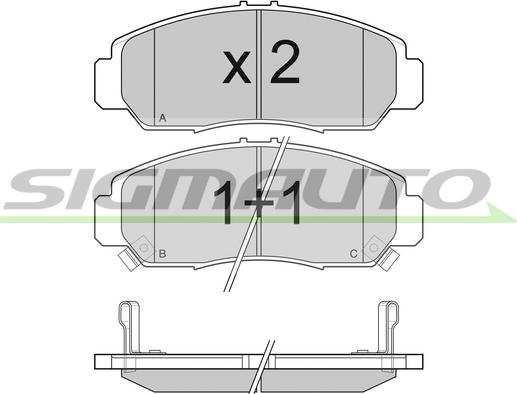 Remsa 0747.02 - Тормозные колодки, дисковые, комплект avtokuzovplus.com.ua