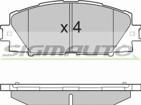 BENDIX D1628 - Гальмівні колодки, дискові гальма autocars.com.ua
