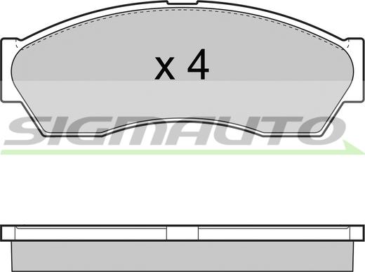 HELLA T1711 - Тормозные колодки, дисковые, комплект avtokuzovplus.com.ua