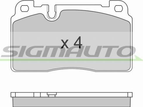 MGA MGA1121 - Тормозные колодки, дисковые, комплект autodnr.net