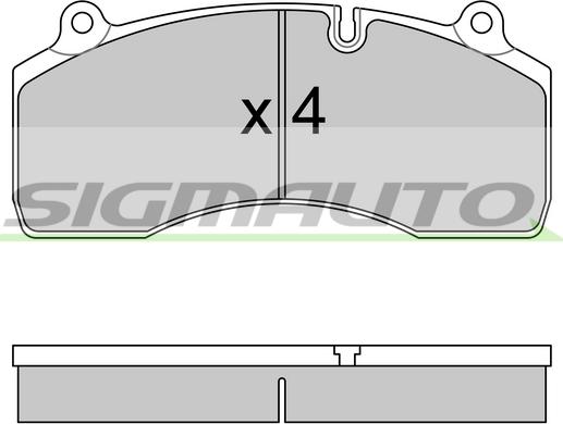 FOMAR Friction FO925781PRO - Тормозные колодки, дисковые, комплект avtokuzovplus.com.ua