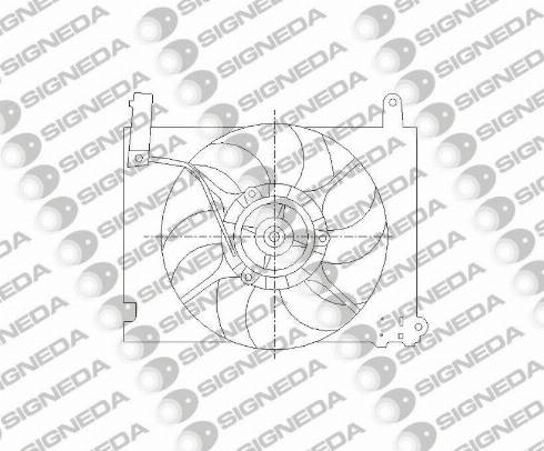 Signeda RDCVA50040 - Вентилятор, охлаждение двигателя avtokuzovplus.com.ua
