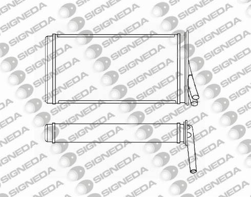 Signeda RP70221 - Теплообменник, отопление салона avtokuzovplus.com.ua