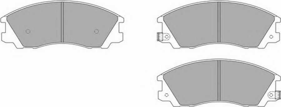 Simer 1060 - Тормозные колодки, дисковые, комплект autodnr.net