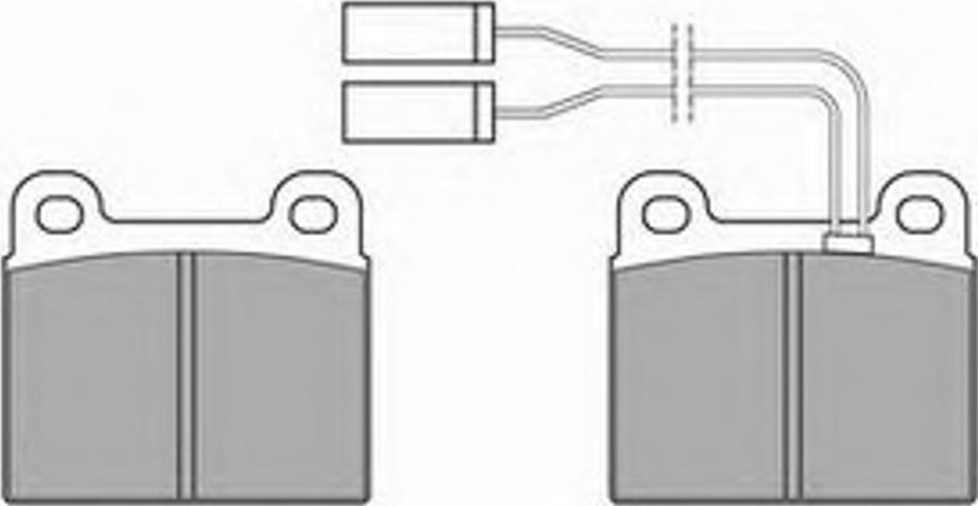 Simer 298 - Тормозные колодки, дисковые, комплект autodnr.net