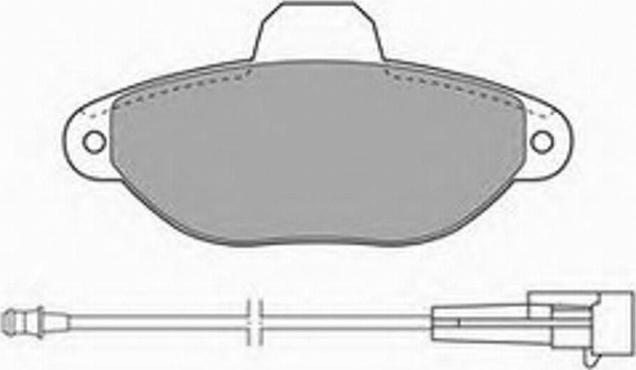 Simer 607 - Тормозные колодки, дисковые, комплект autodnr.net