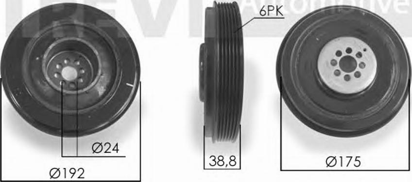 S&K SK060200 - Шкив коленчатого вала autodnr.net