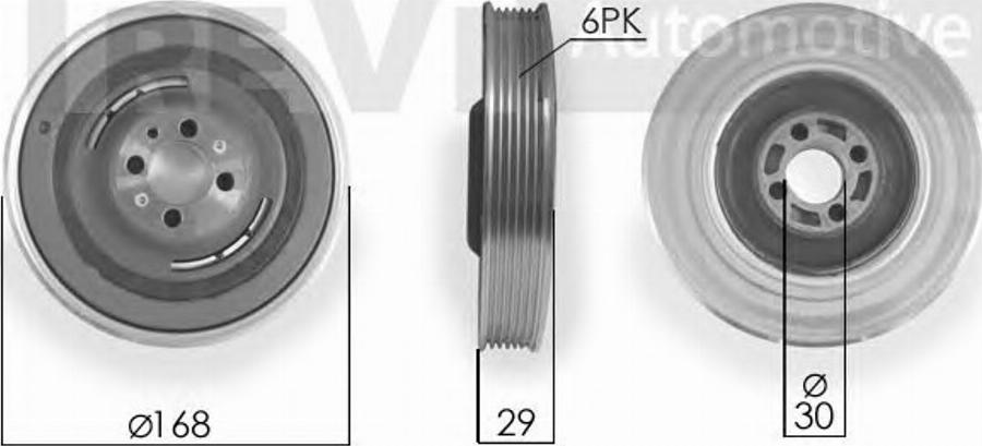 S&K SK531999 - Шкив коленчатого вала autodnr.net