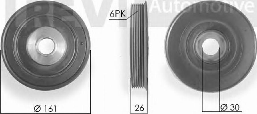 S&K SK769879 - Шкив коленчатого вала autodnr.net