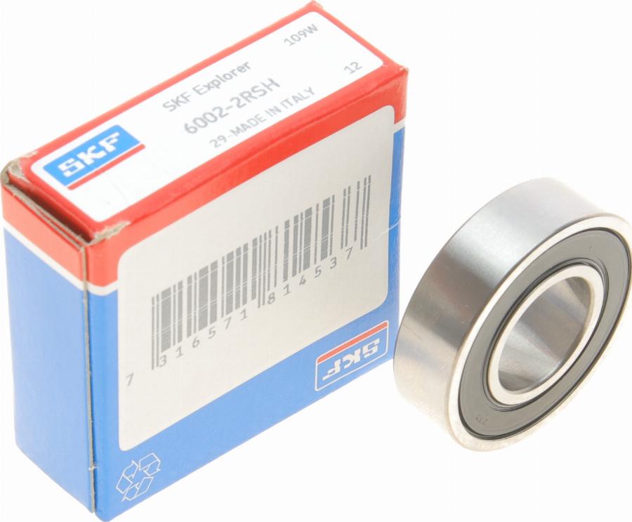 SKF 60022RSH - Центрувальний опорний підшипник, система зчеплення autocars.com.ua