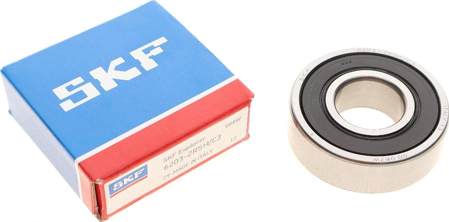 SKF 6203-2RSH/C3 - Комплект підшипника маточини колеса autocars.com.ua