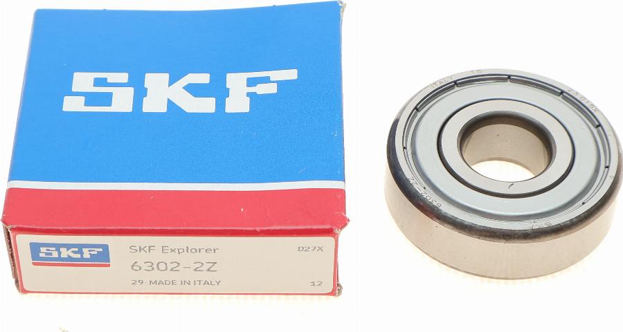 SKF 6302-2Z - Підшипник autocars.com.ua