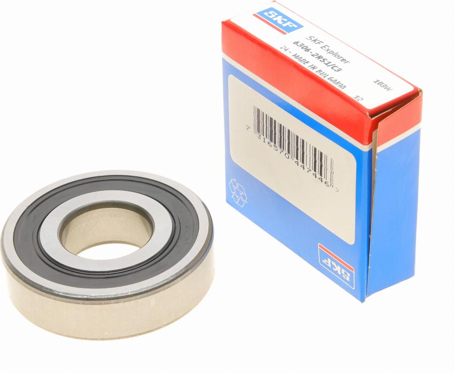 SKF 63062RS1C3 - Підшипник коленвала autocars.com.ua