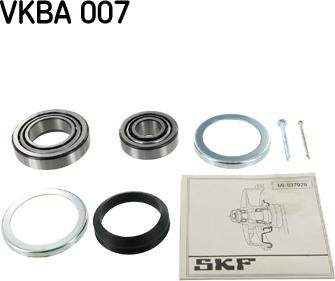 SKF VKBA 007 - Комплект підшипника маточини колеса autocars.com.ua