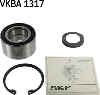 SKF VKBA 1317 - Комплект підшипника маточини колеса autocars.com.ua
