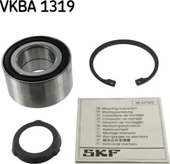 SKF VKBA 1319 - Комплект підшипника маточини колеса autocars.com.ua