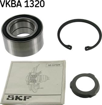 SKF VKBA 1320 - Комплект підшипника маточини колеса autocars.com.ua