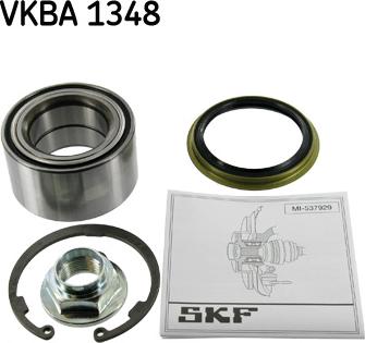 SKF VKBA 1348 - Комплект подшипника ступицы колеса autodnr.net