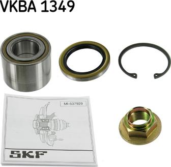 SKF VKBA 1349 - Комплект подшипника ступицы колеса avtokuzovplus.com.ua