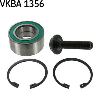 SKF VKBA 1356 - Комплект подшипника ступицы колеса avtokuzovplus.com.ua