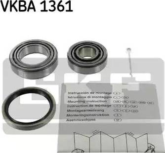 SKF VKBA 1361 - Комплект підшипника маточини колеса autocars.com.ua