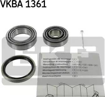 SKF VKBA 1361 - Комплект подшипника ступицы колеса avtokuzovplus.com.ua