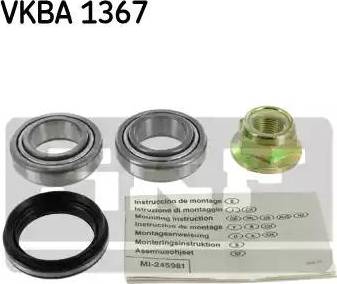 SKF VKBA 1367 - Маточина колеса autocars.com.ua