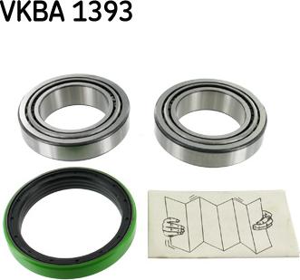SKF VKBA 1393 - Комплект подшипника ступицы колеса avtokuzovplus.com.ua