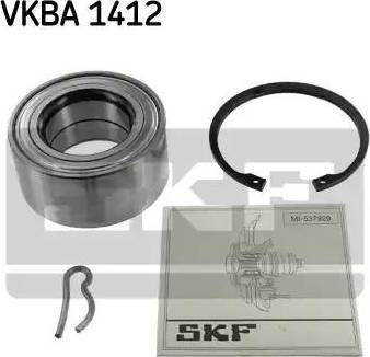 SKF VKBA 1412 - Комплект підшипника маточини колеса autocars.com.ua