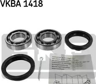 SKF VKBA 1418 - Комплект подшипника ступицы колеса autodnr.net