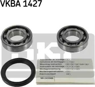 SKF VKBA 1427 - Комплект підшипника маточини колеса autocars.com.ua