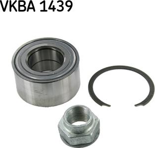 SKF VKBA 1439 - Комплект подшипника ступицы колеса autodnr.net