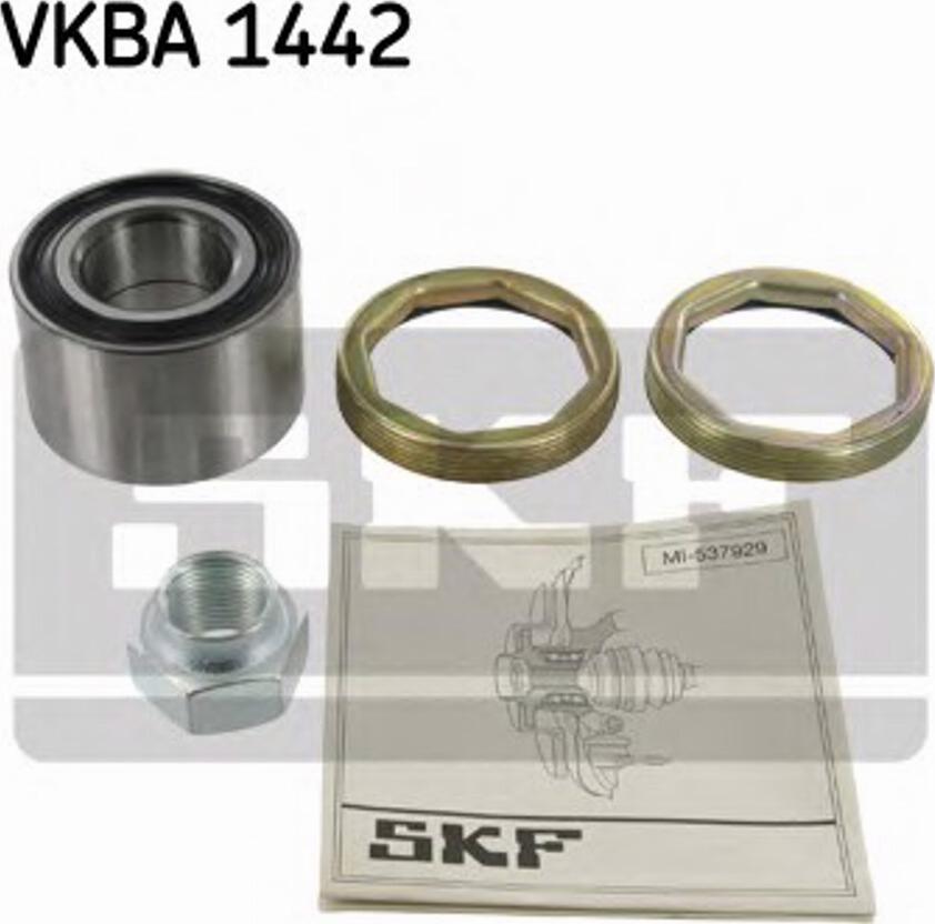 SKF VKBA 1442 - Подшипник ступицы колеса avtokuzovplus.com.ua