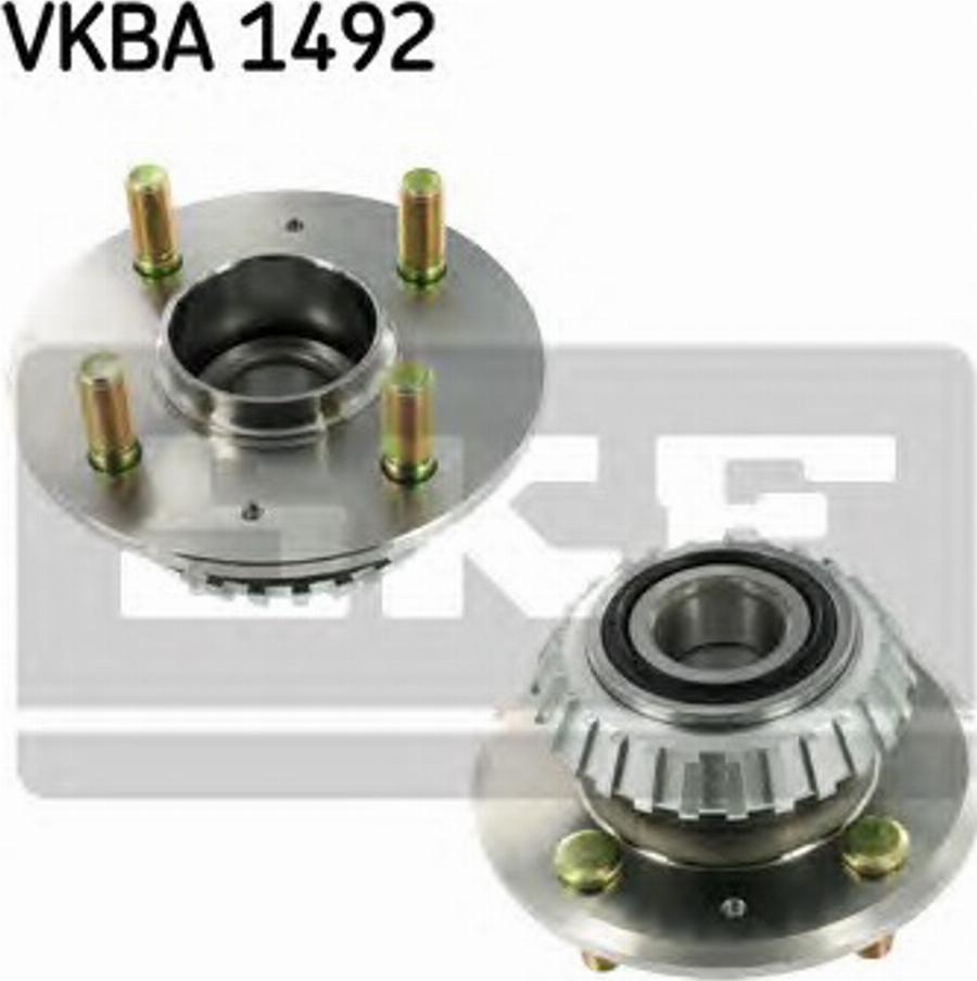 SKF VKBA1492 - Маточина колеса autocars.com.ua