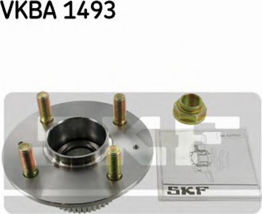 SKF VKBA 1493 - Ступица колеса, поворотный кулак autodnr.net