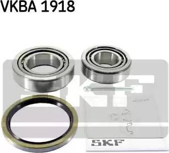 SKF VKBA 1918 - Комплект подшипника ступицы колеса autodnr.net