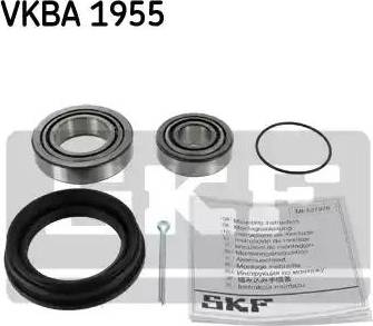 SKF VKBA 1955 - Комплект подшипника ступицы колеса avtokuzovplus.com.ua